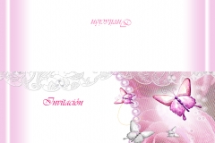 Dors Invitació papallones